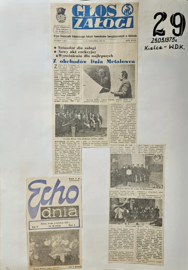 1975 1 32 dni metalowca kielce