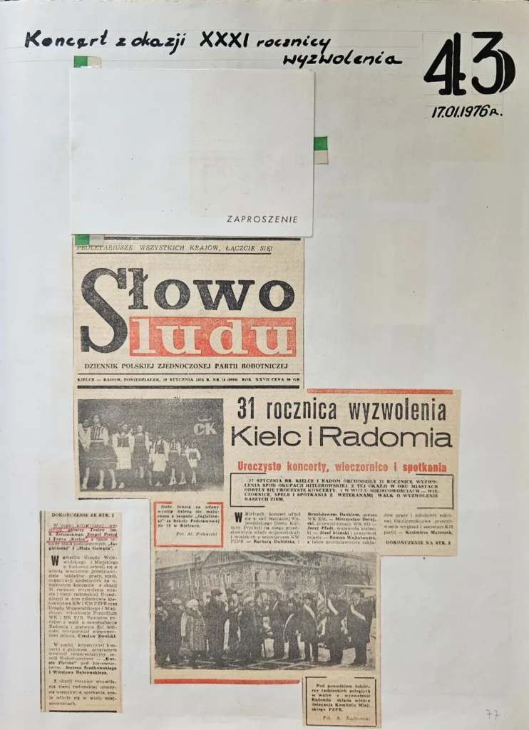 1976 1 77 wyzwolenie kielc i radomia