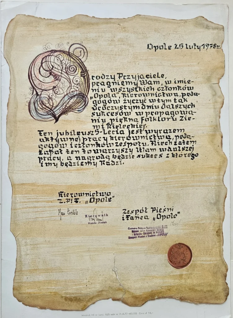 1978 1 176b v rocznica powstania zpit dyplom