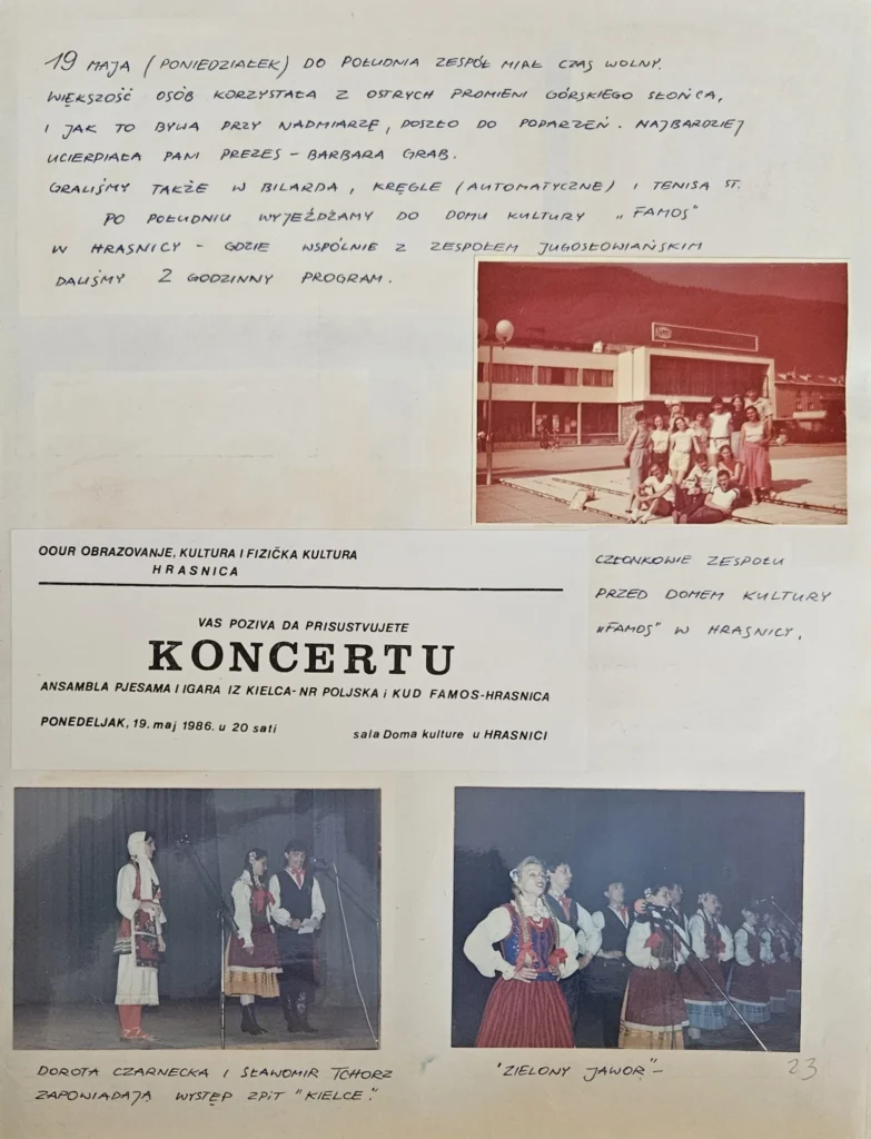 1986 5 23 wyjazd jugoslawia