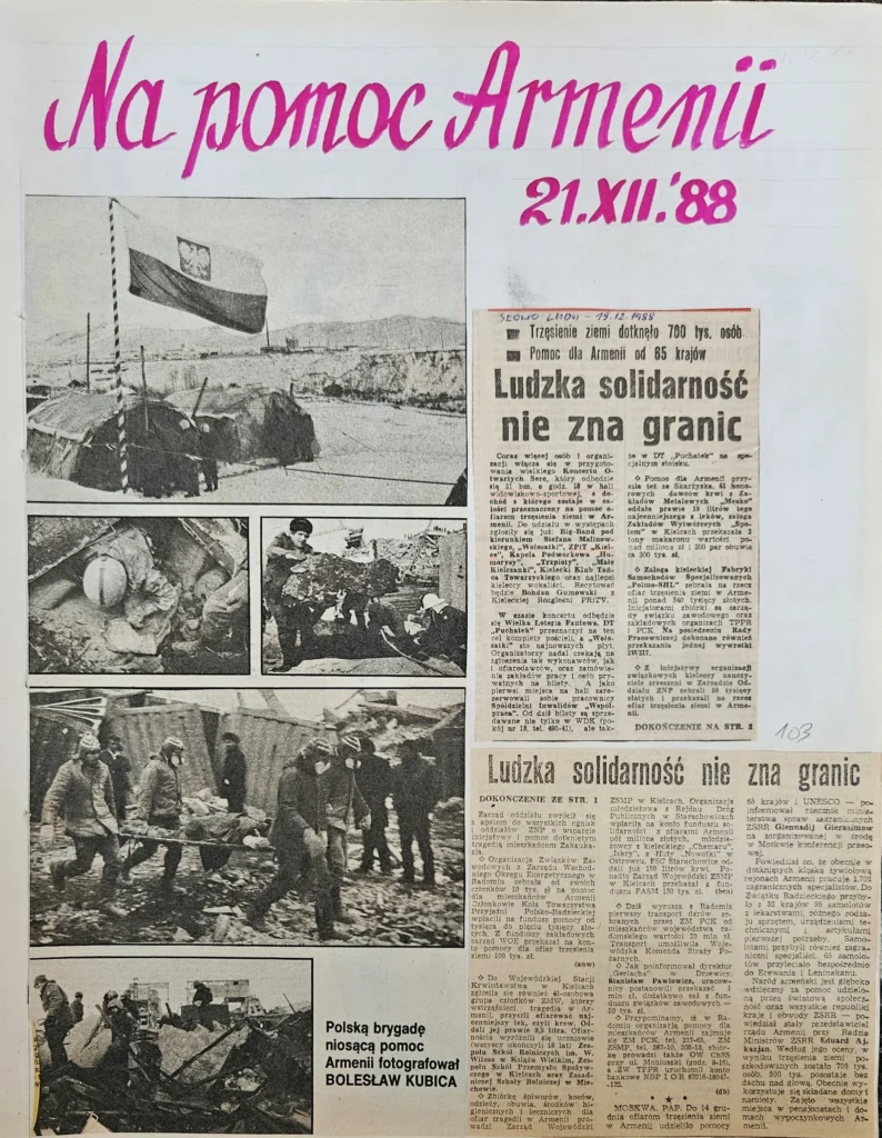 1988 5 103 trzesienie ziemi w armenii