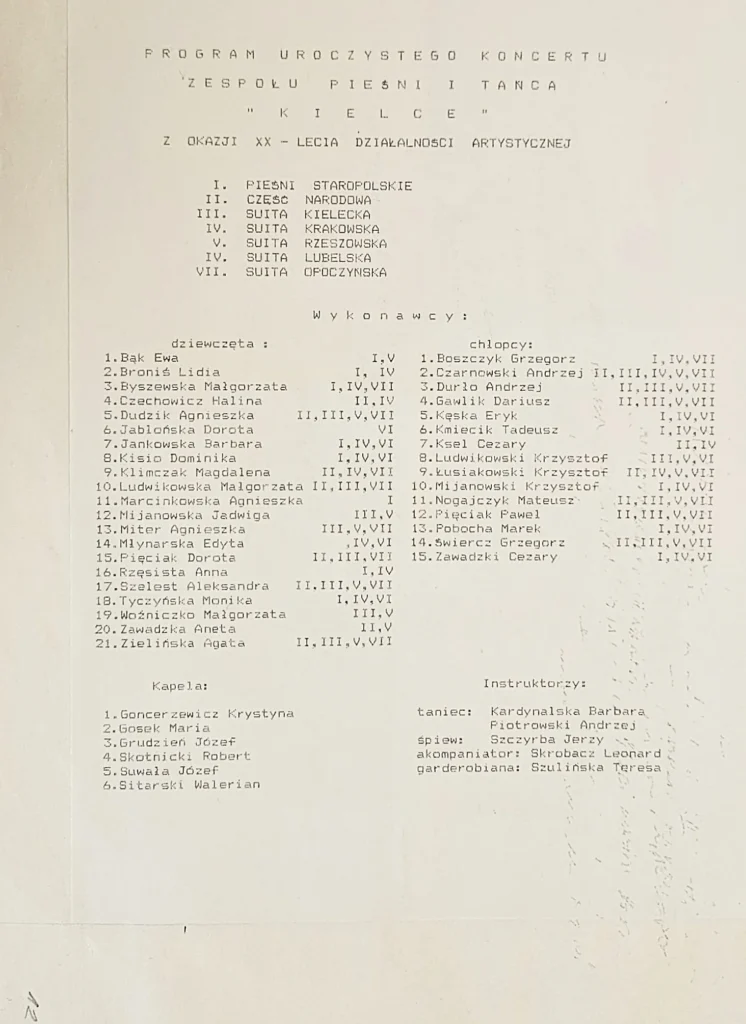 1993 6 12 dwudziestolecie program