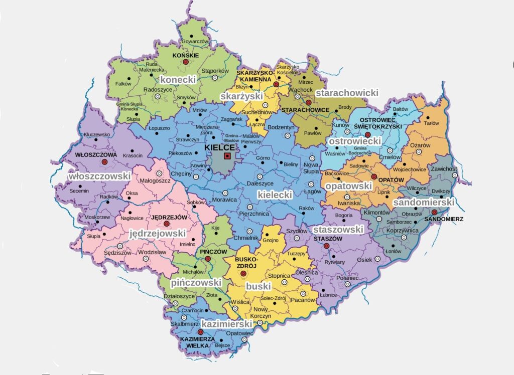 Świętokrzyskie geografia-swiętokrzyskie